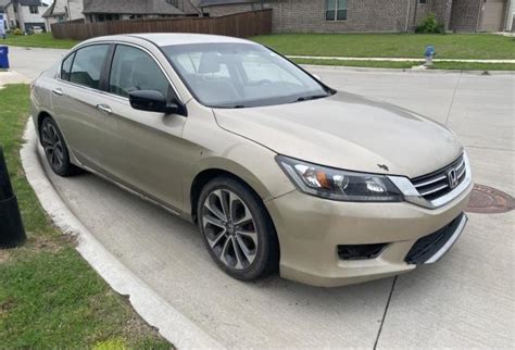 2013 HONDA ACCORD LX For Sale TX DALLAS Mon May 13 2024 Used