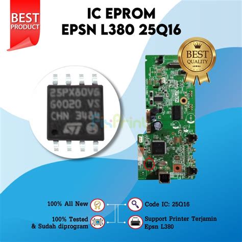 Jual IC Eprom Eeprom Epson L380 Resetter Counter Mainboard Printer L380