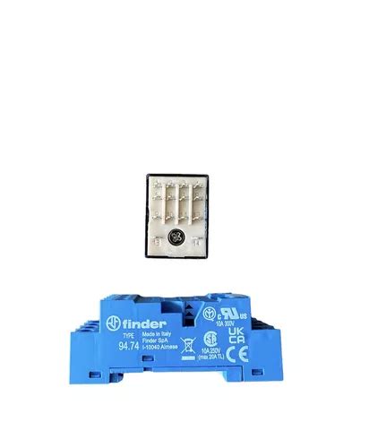 Relay Relé Encapsulado 24vdc 14 Pines Con Base Finder MercadoLibre