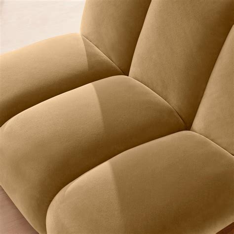 Noelle Modular Armchair Velvet Camel Soho Home