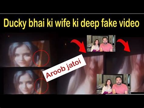 Ducky Bhai Aroob Jatoi Viral Video Ai Video Deep Fake Video