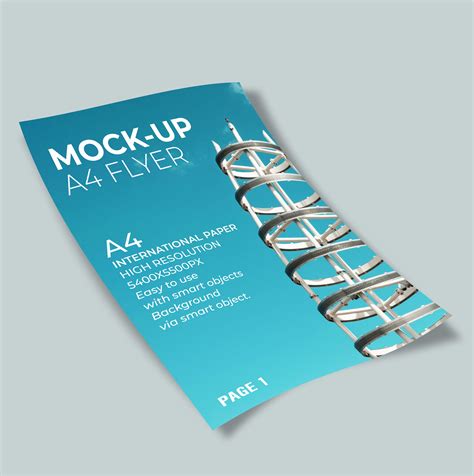 5 Mock-Ups Flyer PSD Templates A4 by Graphicques | Codester