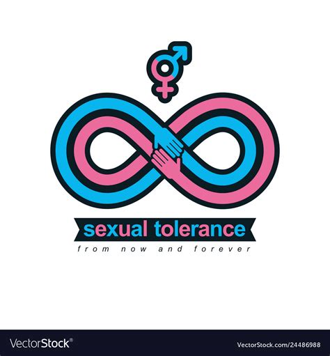 Sexual Tolerance Conceptual Symbol Zero Royalty Free Vector