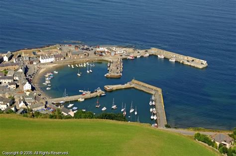 Stonehaven Harbour in Stonehaven, Scotland, United Kingdom