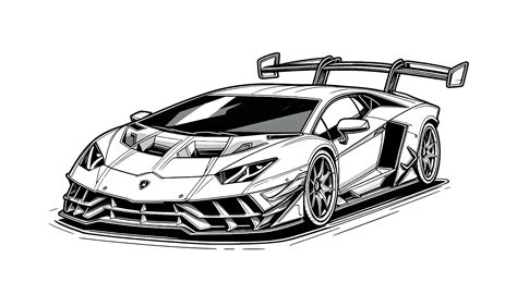 Lamborghini Para Colorir Para Imprimir Cole O Gratuita