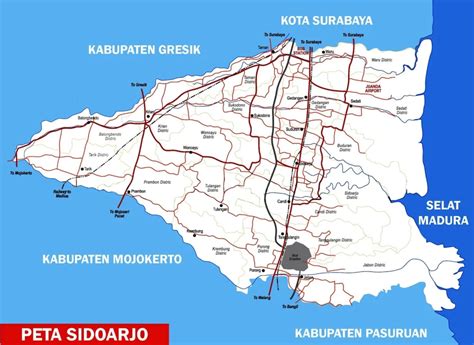 18 Nama Kecamatan Di Sidoarjo Terlengkap Info Area