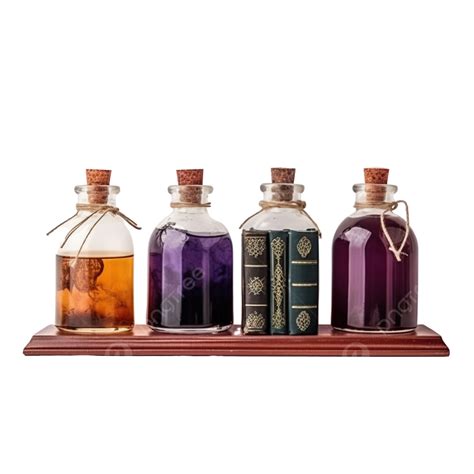 Witch Apothecary Jars Magic Potions Book Halloween Decoration