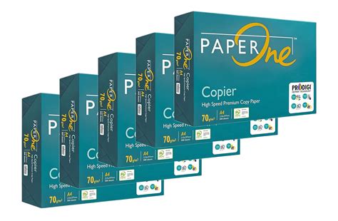 Paperone A4 Copier Paper A4 Size 70 Gsm 2500 Sheets 5 Reams For