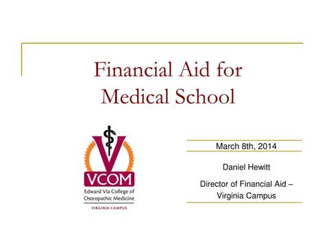 Ppt Financial Aid For Medical School Powerpoint Presentation Free