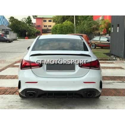 Mercedes Benz W A Class Sedan Installed A Style Rear Diffuser With