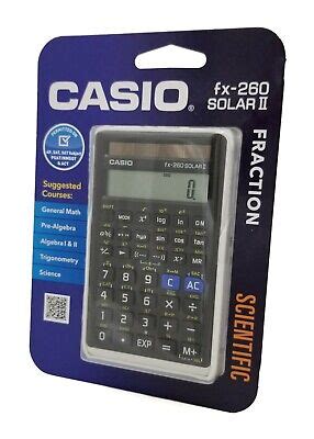 Casio fx-260 SOLAR II Solar Scientific Calculator / NEW 889232600222 | eBay