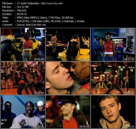 Justin Timberlake Like I Love You Video