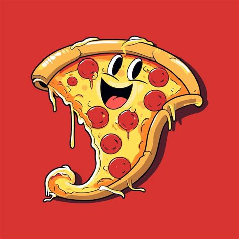 Premium Vector Pizza Prowess Lively Vector Art Of A Pizza Man Mascot