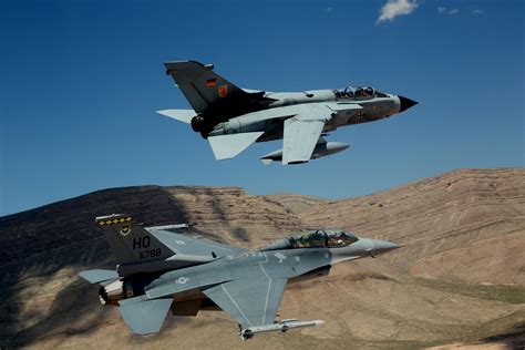 THE LAST JOINT MISSION BETWEEN A LUFTWAFFE TORNADO AND A HOLLOMAN F-16 MARKS THE END OF AN ERA ...