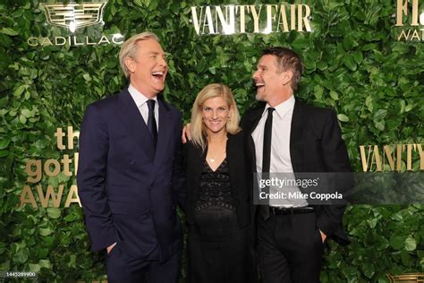 Jeff Sharp, Ryan Hawke and Ethan Hawke attend The 2022 Gotham Awards ...