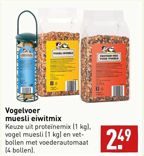 Vogelvoer Muesli Eiwitmix Aanbieding Bij Aldi