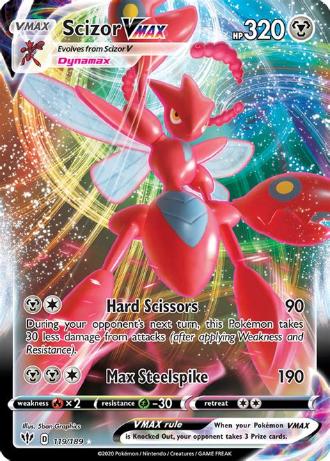 Scizor Vmax Rare Ultra Swsh Face To Face Games