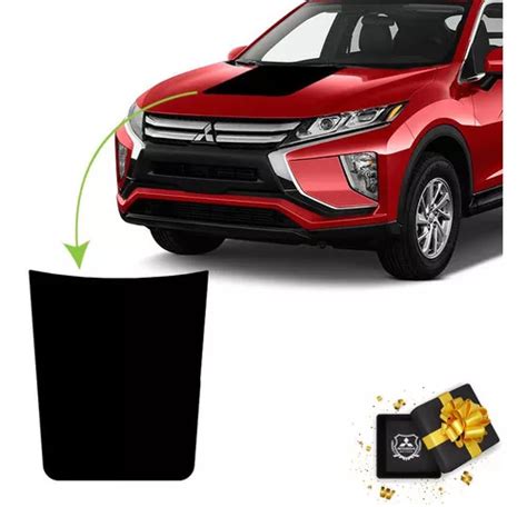 Adesivo Capô Eclipse Cross Mitsubishi Acessório Preto Fosco MercadoLivre