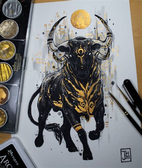 Jonna Hyttinen On Instagram Bull Art Drawing Taurus Art Tattoo Art