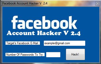 Facebook Hacker Hacking Software Hack Facebook Account Easily For