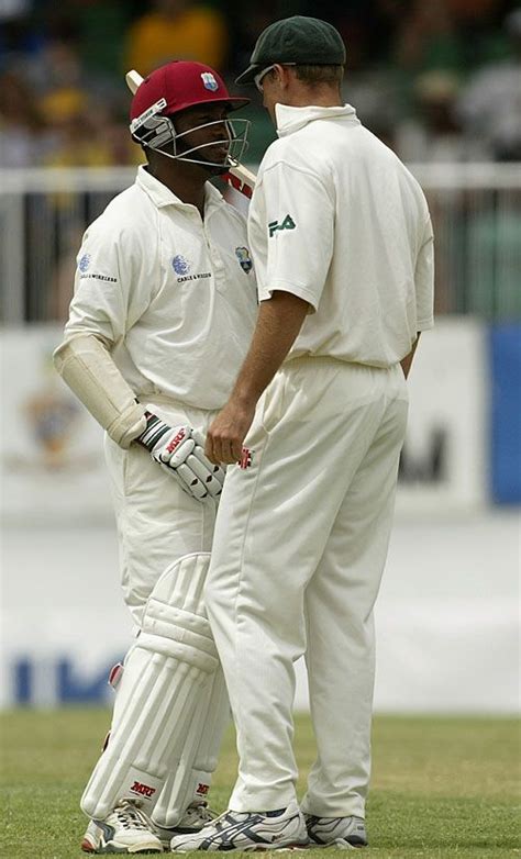 Brian Lara And Matthew Hayden Have A Word ESPNcricinfo