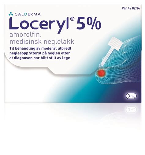 Kjøp Loceryl Medisinsk neglelakk 5 % w/v 3 ml på nett | Vitusapotek