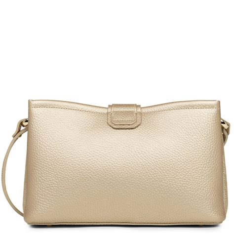 Lancaster Foulonn Double Petit Sac Trotteur Champagne In Nude