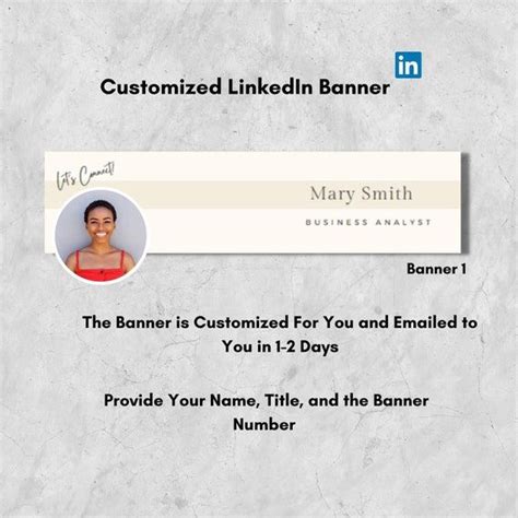 Custom Linkedin Banner Profile Cover for Linkedin Profile - Etsy | Linkedin banner, Banner, Custom