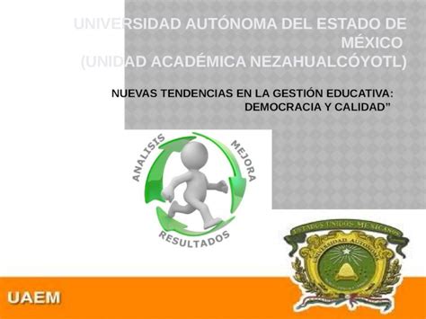 Pptx Gestión Nuevas Tendencias En La Gestión Educativa Democrocia Y