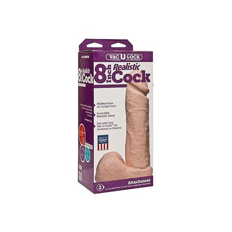 Vac U Lock Realistische Dildo Huidskleur 20 5 Cm Kopen Bij Sextoyland