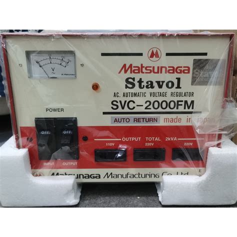 Jual Stavolt Stabilizer Matsunaga Watt Made In Japan Original