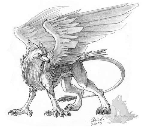 Pencil Gryphon By Lintufriikki On Deviantart