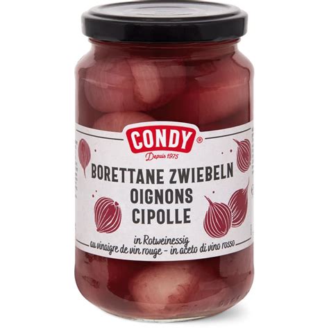 Condy Borettane Zwiebeln In Rotweinessig Migros