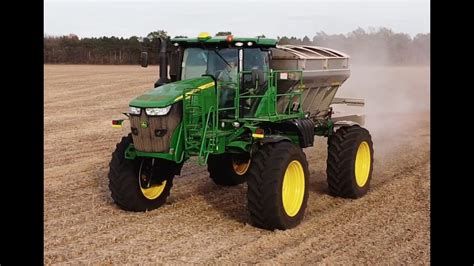 Fall Fertilizer John Deere R Dry Box Spreader Youtube