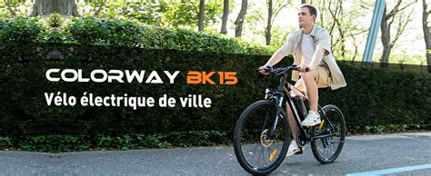 Vélo Électrique 26 Pouces COLORWAY BK15 Batterie 36V 15Ah 7