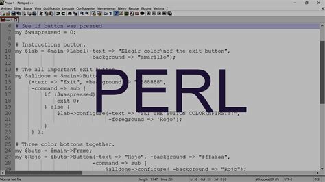 Manuales Y Tutoriales Sobre PERL Buscar Tutorial