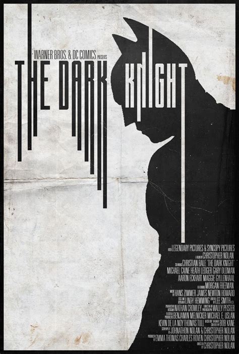 The Dark Knight Alt Minimalist Poster By Edwardjmoran On DeviantArt