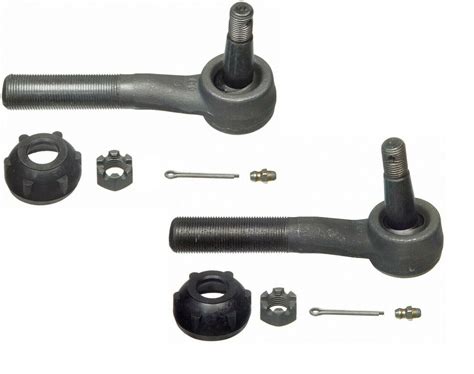 For Ford E 150 Set Of 2 Front Outer Left Right Steering Tie Rod Ends