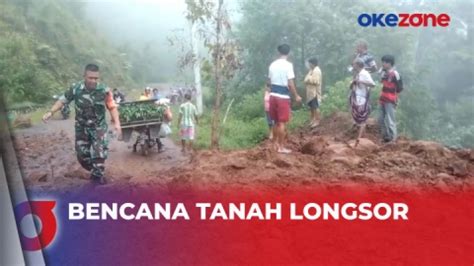 Bencana Tanah Longsor Terjang Jalan Trans Sulawesi Akses Transportasi