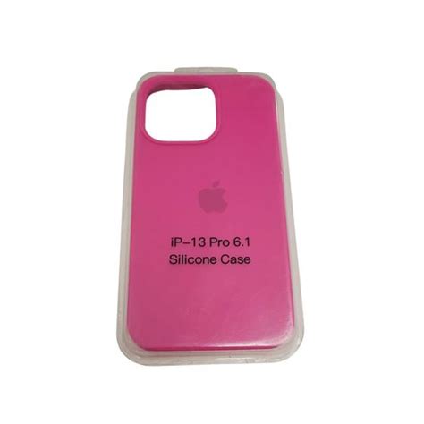 Capa Case Para Smartphone Em Silicone Compatível Iphone 13 Pro Rosa