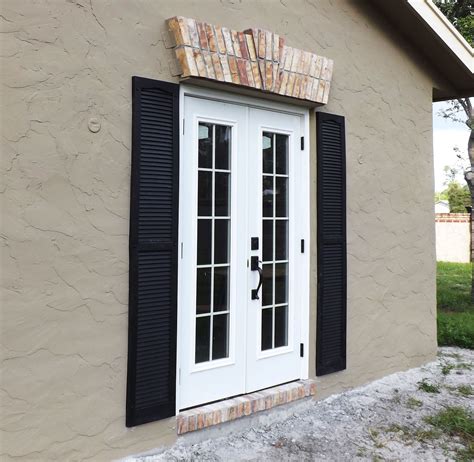 Premium Vinyl Open Louver Window Shutters | Architectural Depot