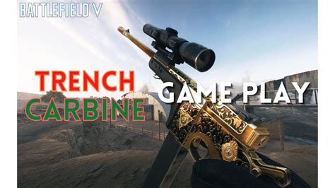 Battlefield V Aerodrome Trench Carbine Gameplay Youtube