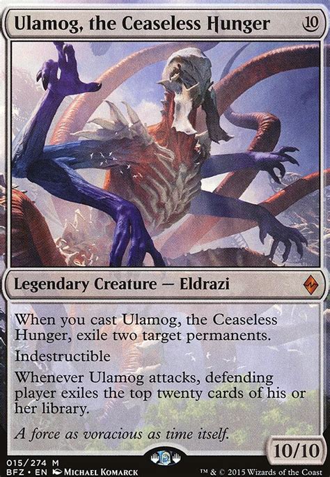 Ulamog The Ceaseless Hunger Battle For Zendikar Modern Card Kingdom