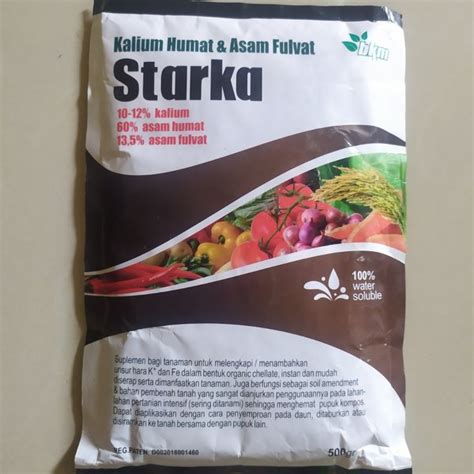 Jual Pupuk Kalium Humat Asam Fulvat STARKA 500gr Di Lapak Novita