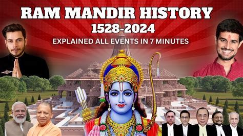 Ram Mandir 1528 To 2024 Ram Mandir History In Hindi राम मंदिर का इतिहास Youtube