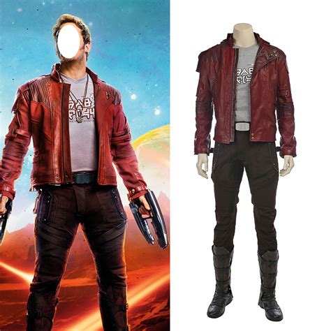 Guardians Of The Galaxy Star Lord Cosplay Costumes Full Set