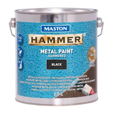 Farby Maston Paint Hammer Smooth Farba V Priamo Na Hrdzu Kladivkov