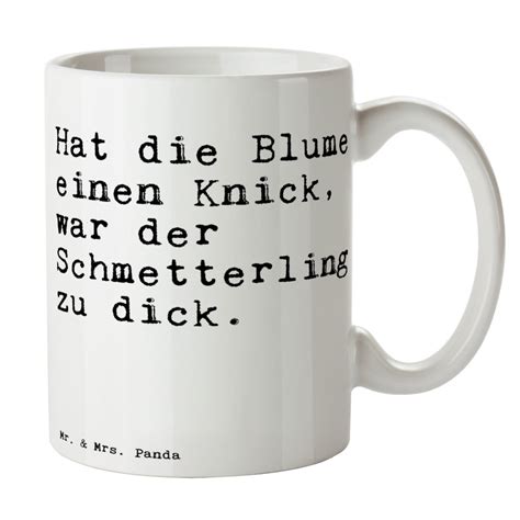 Mr And Mrs Panda Tasse Hat Die Blume Einen Weiß Lustig Spruch Sprüche Weisheiten Zitate