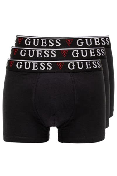 Guess Czarne Bokserki M Skie Pack Rozmiar Xl