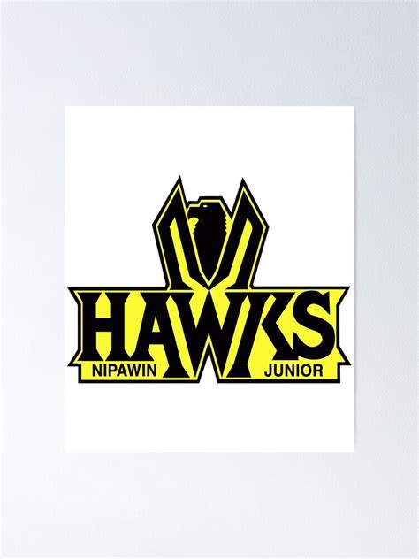 "Nipawin Hawks logo" Poster for Sale by jaynJaya | Redbubble